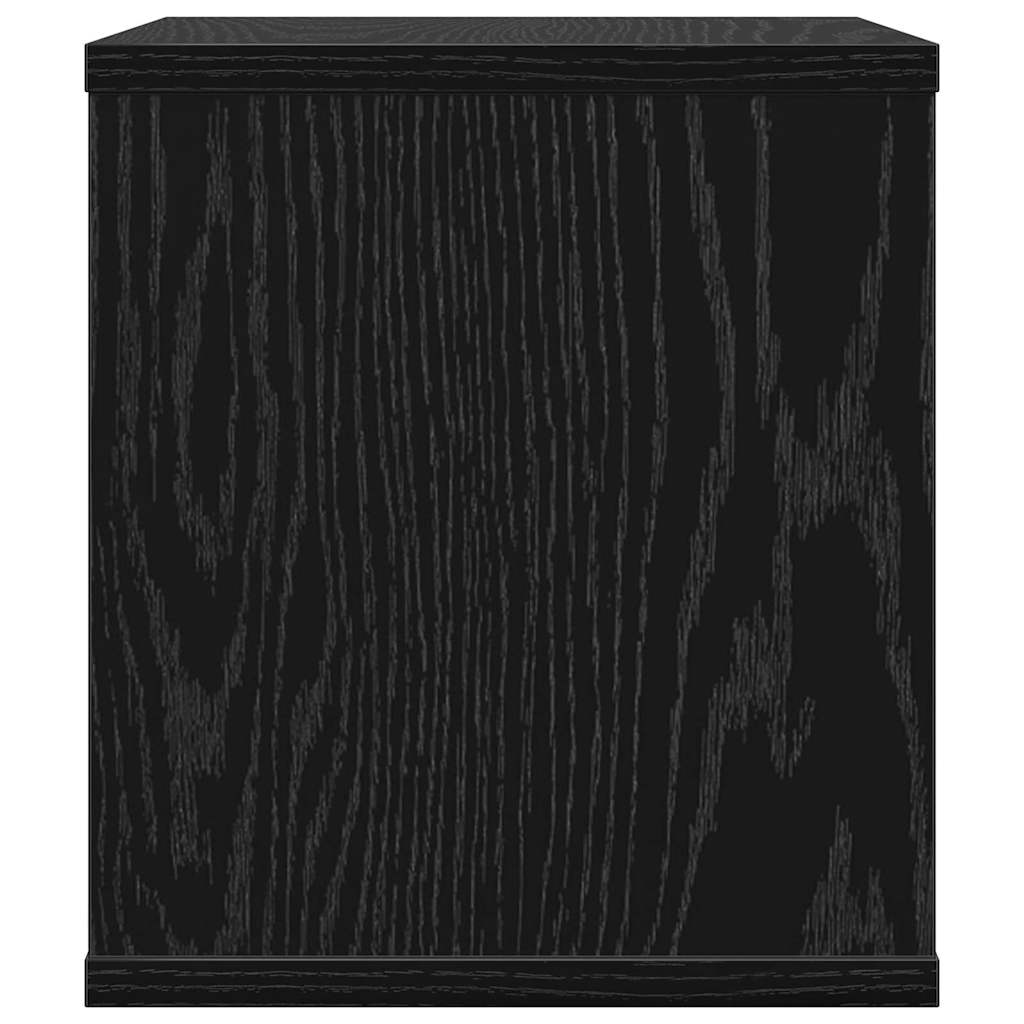 Desk Organiser Black Oak 36 x 26 x 29.5 cm Engineered Wood