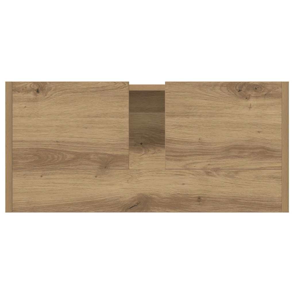 vidaXL Sink Cabinet Artisan Oak 63 x 29 x 55 cm Engineered wood
