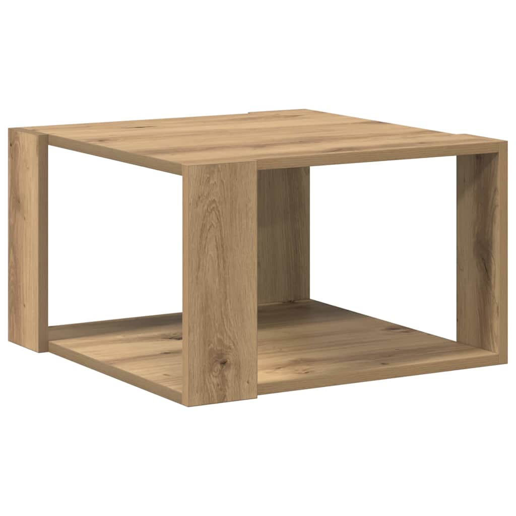 Coffee Table Artisan Oak 51.5 x 51.5 x 30 cm Engineered Wood