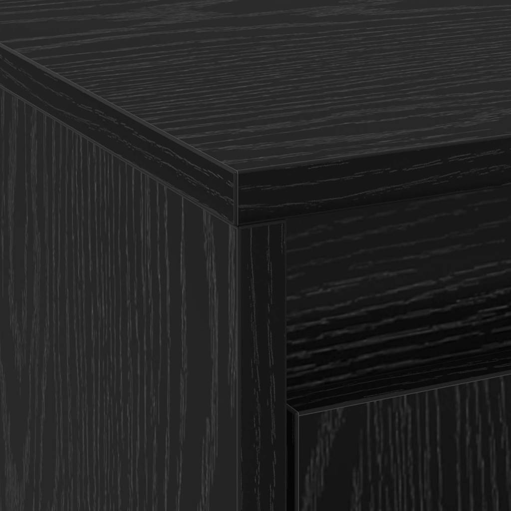 TV Units Black 139.5 x 34 x 50 cm Engineered wood