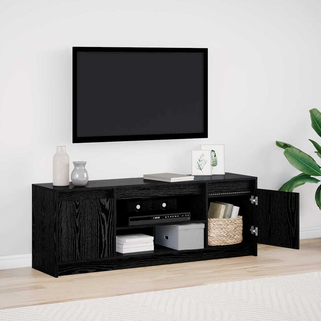 TV Units Black 139.5 x 34 x 50 cm Engineered wood