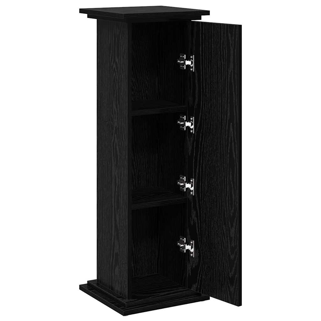 Display Stand Black Oak 31 x 30 x 90 cm Engineered wood