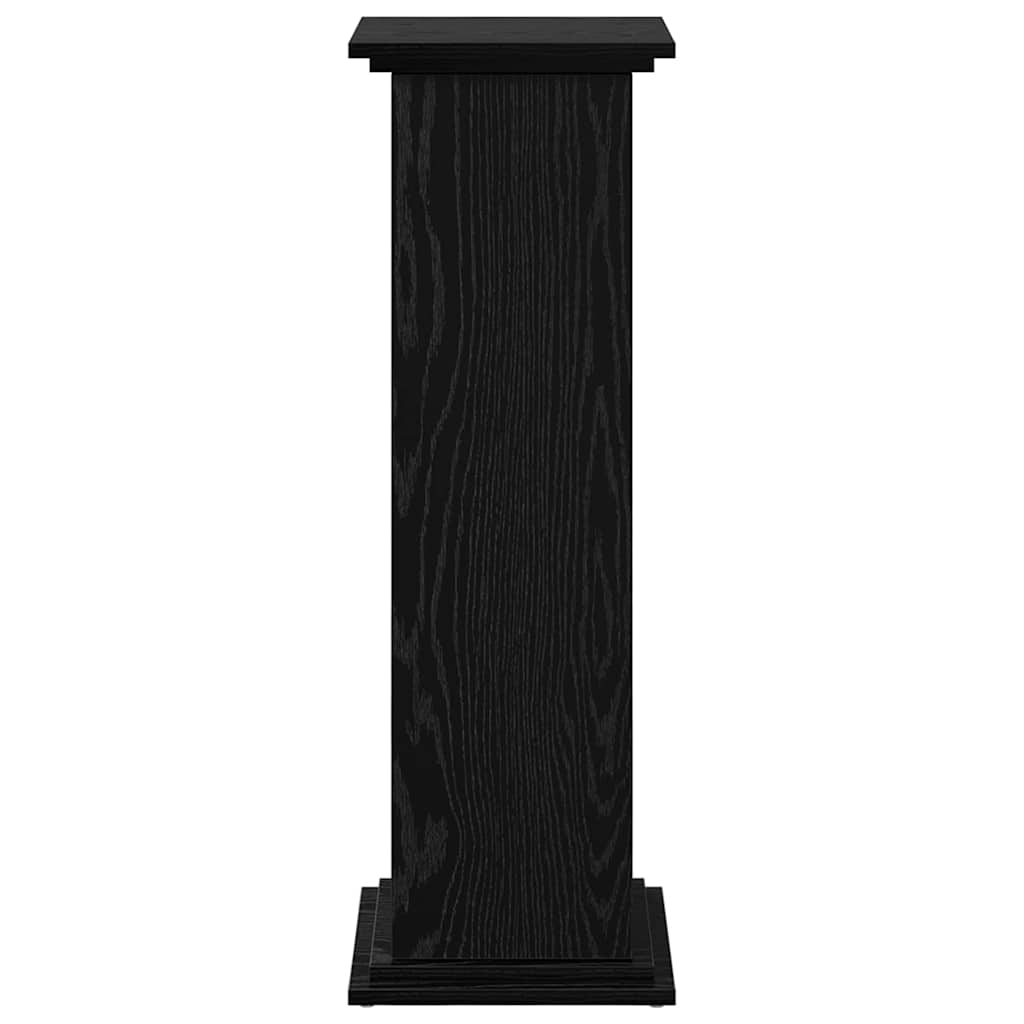 Display Stand Black Oak 31 x 30 x 90 cm Engineered wood