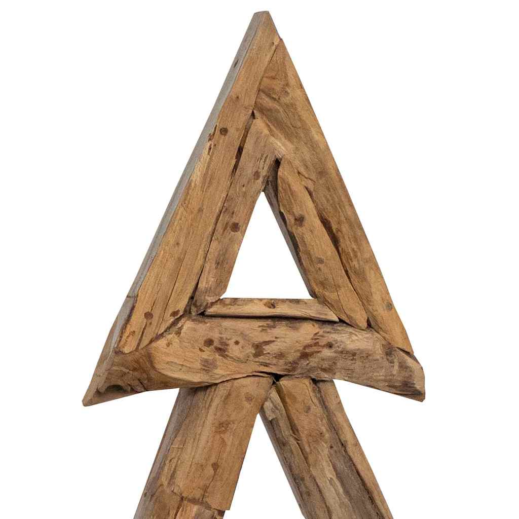 Christmas Tree Brown 90 cm Solid teak wood