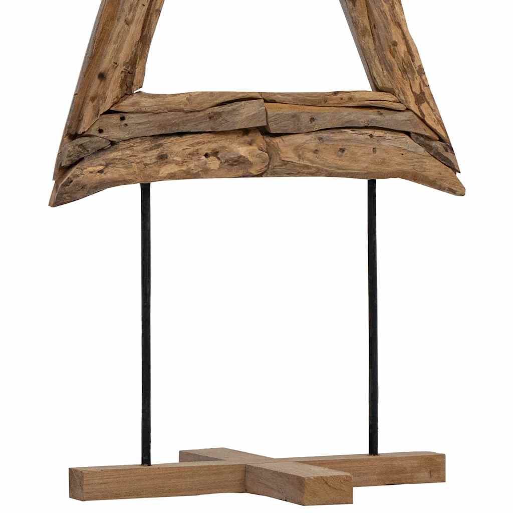 Christmas Tree Brown 90 cm Solid teak wood