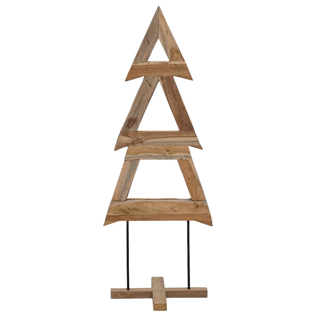 Christmas Tree Brown 90 cm Solid teak wood