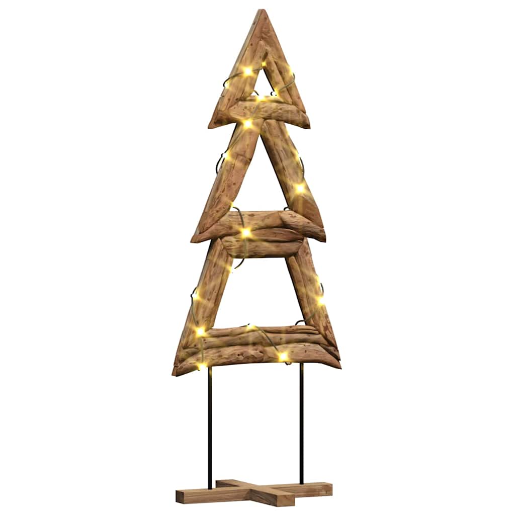 Christmas Tree Brown 90 cm Solid teak wood