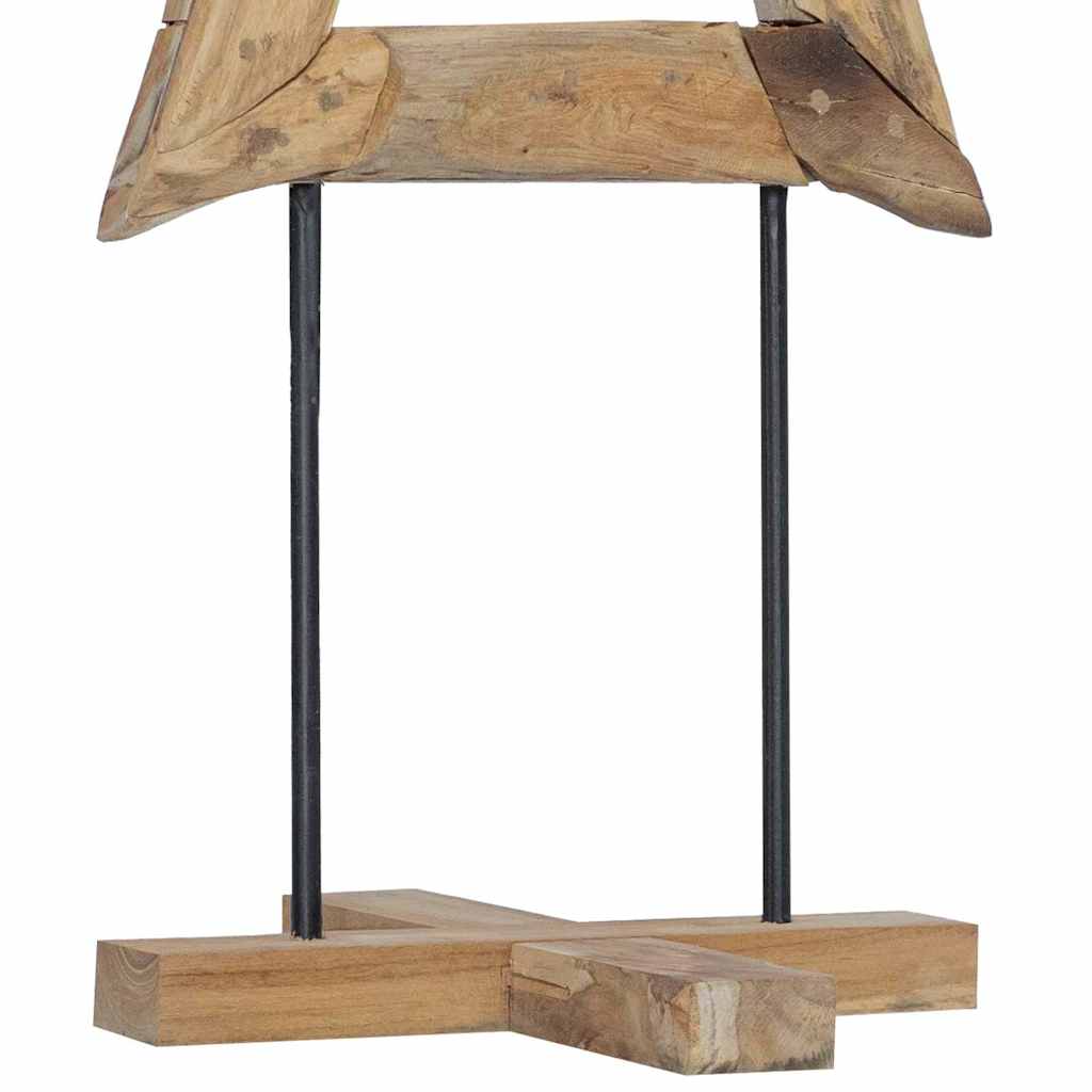 Christmas Tree Brown 120 cm Solid teak wood