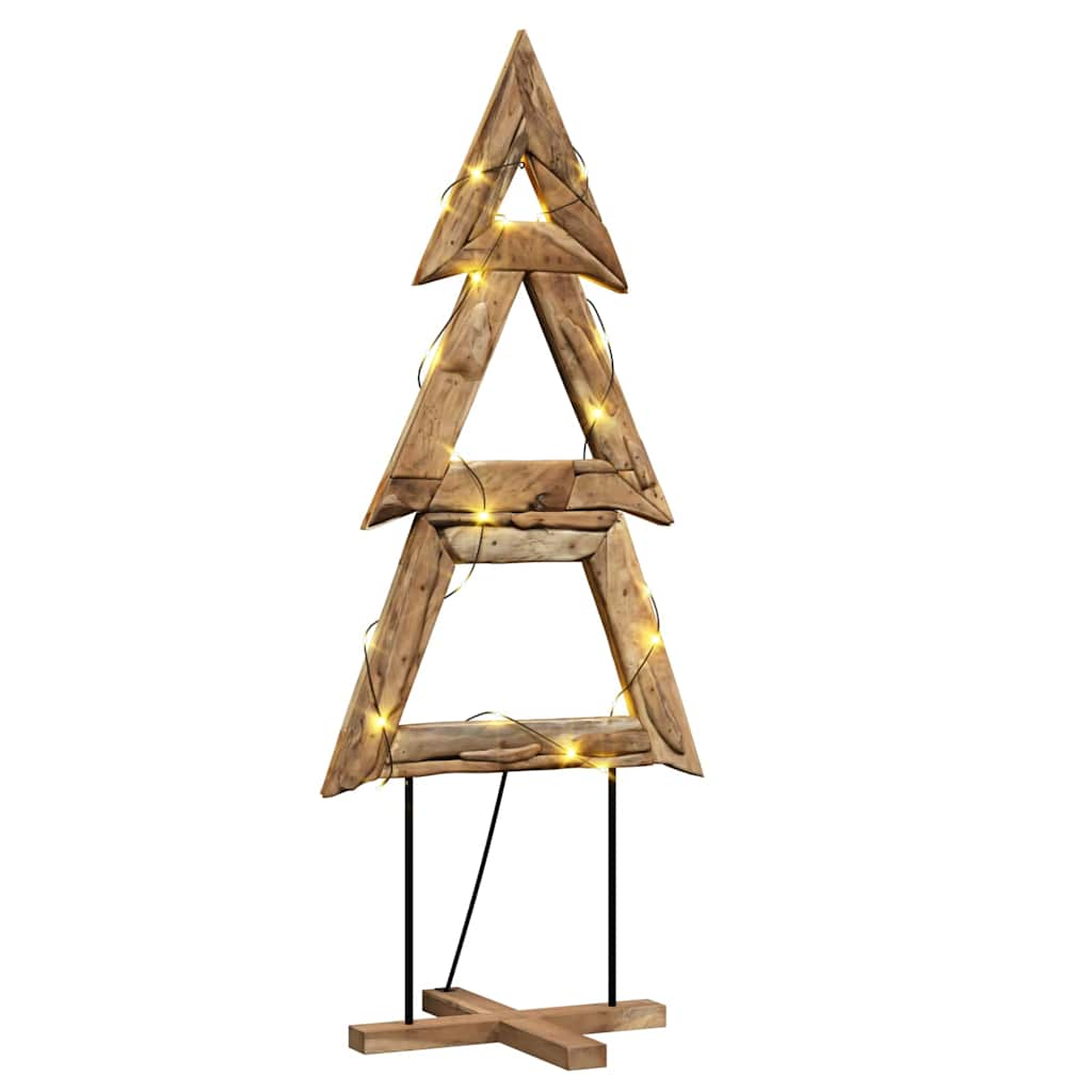 Christmas Tree Brown 181 cm Solid teak wood