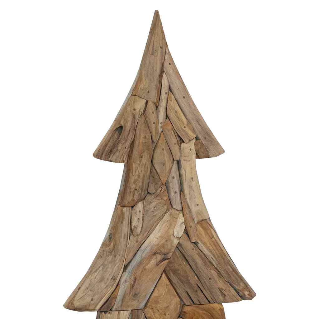 Christmas Tree with Stand Brown 181.5 cm Solid teak wood