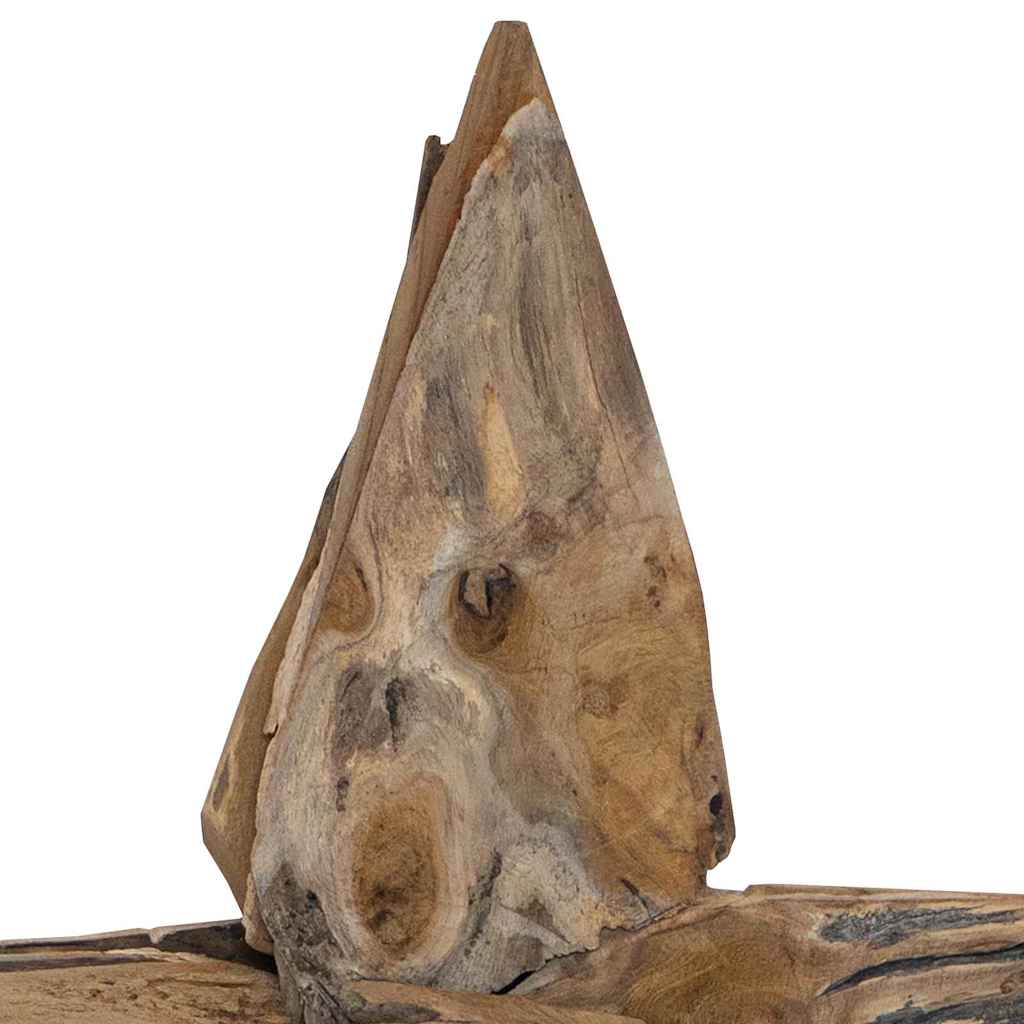 Christmas Star Brown 59.5 x 18 x 74 cm Solid Teak Wood
