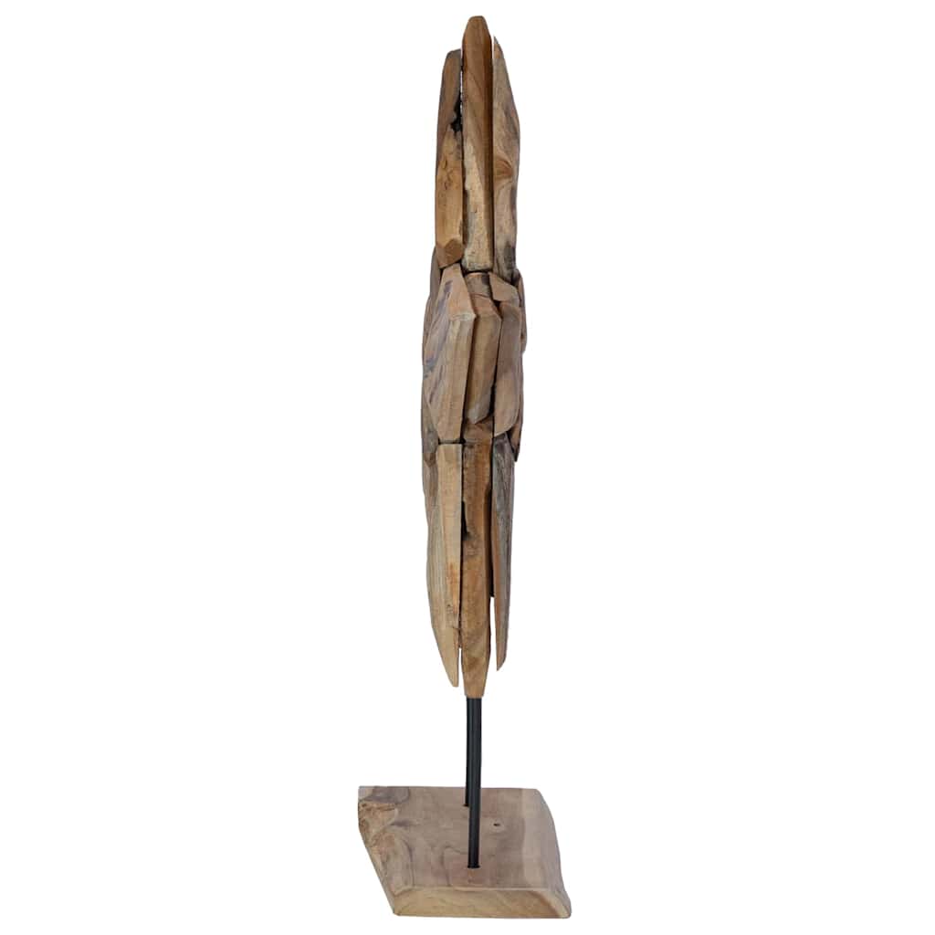 Christmas Star Brown 59.5 x 18 x 74 cm Solid Teak Wood
