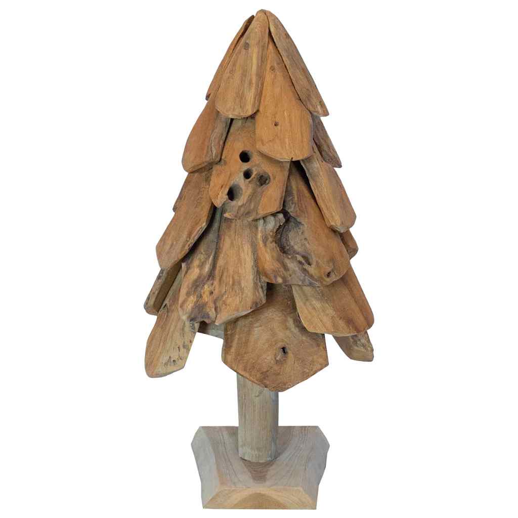 Christmas Tree Brown 61 cm Solid teak wood