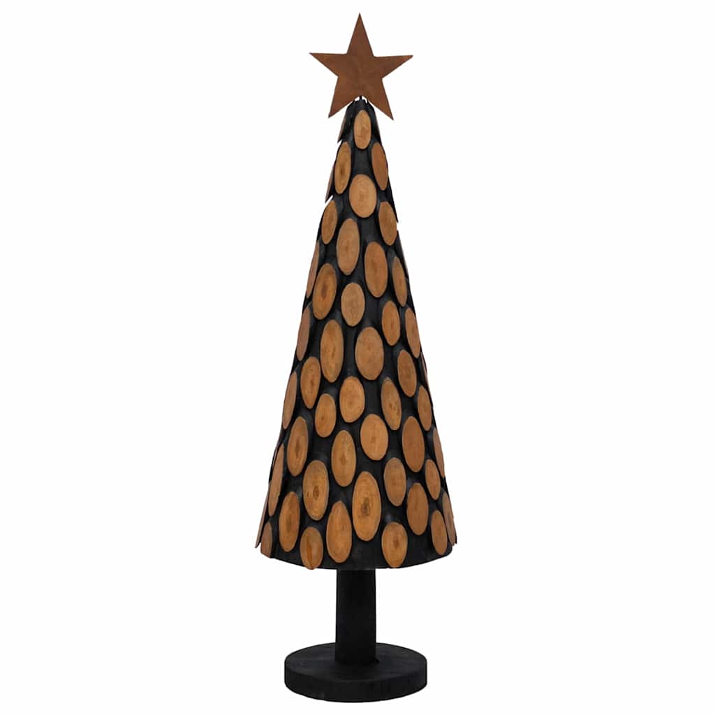 Christmas Tree with Stand Brown 149 cm Solid teak wood