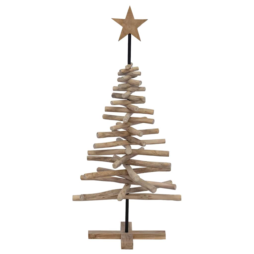 Christmas Tree Brown 120 cm Solid teak wood