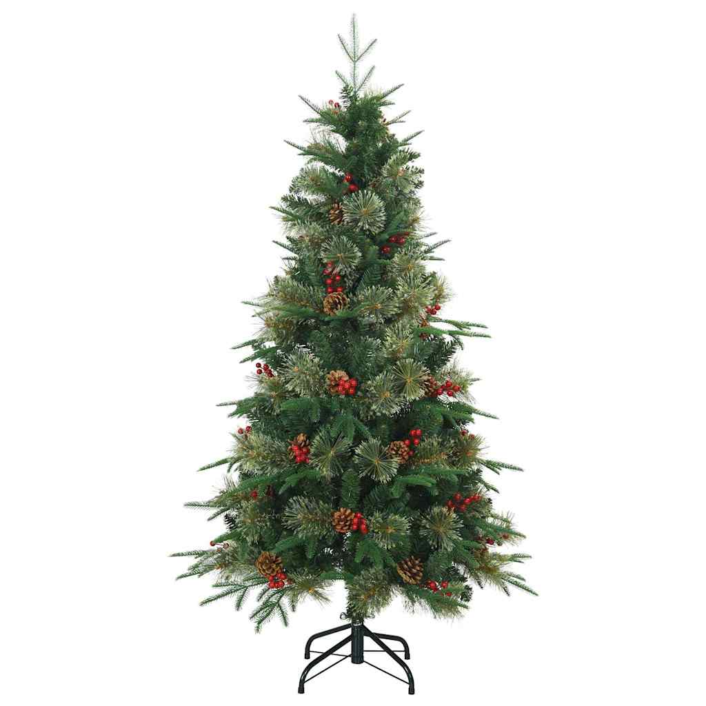 Artificial Hinged Christmas Tree Green 150 cm PVC, PE and Steel