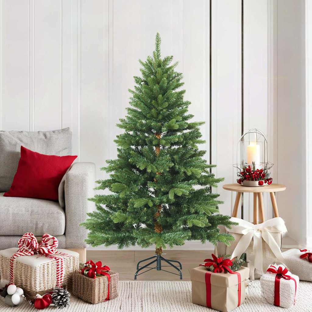 Artificial Hinged Christmas Tree Green 150 cm PVC, PE and steel