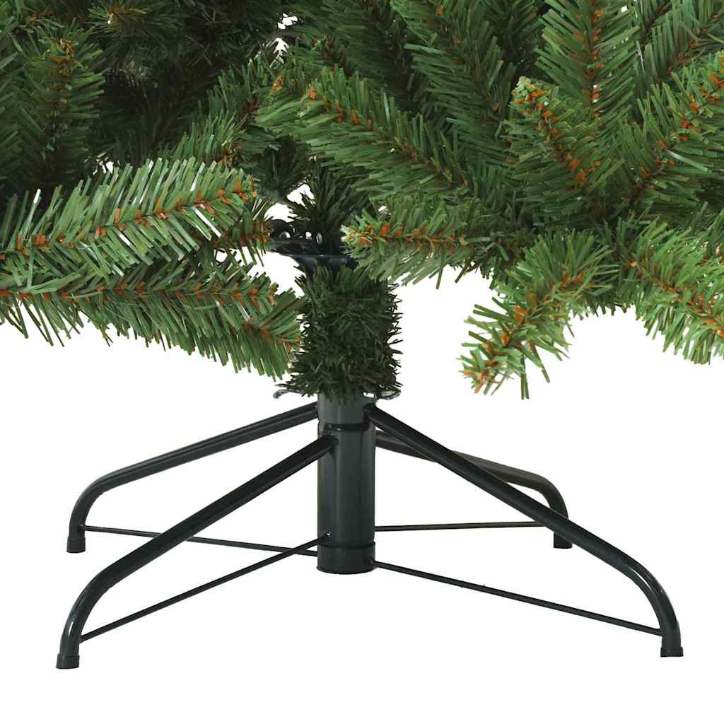 Artificial Hinged Christmas Tree Green 180 cm PVC, steel