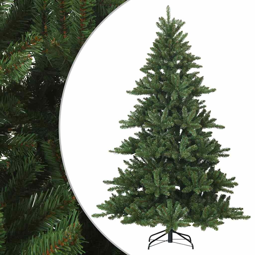 Artificial Hinged Christmas Tree Green 240 cm PVC, steel