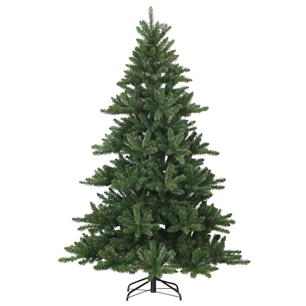 Artificial Hinged Christmas Tree Green 240 cm PVC, steel