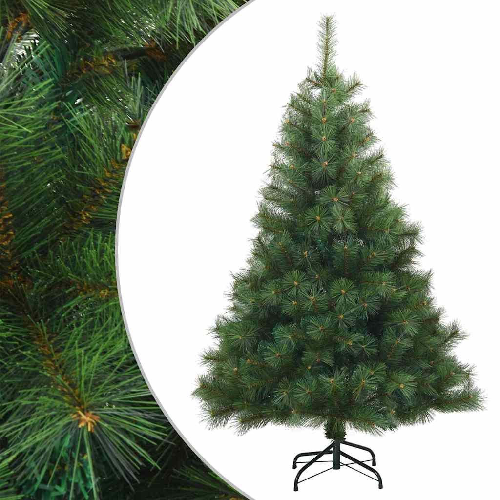 Artificial Hinged Christmas Tree Green 120 cm PVC, steel