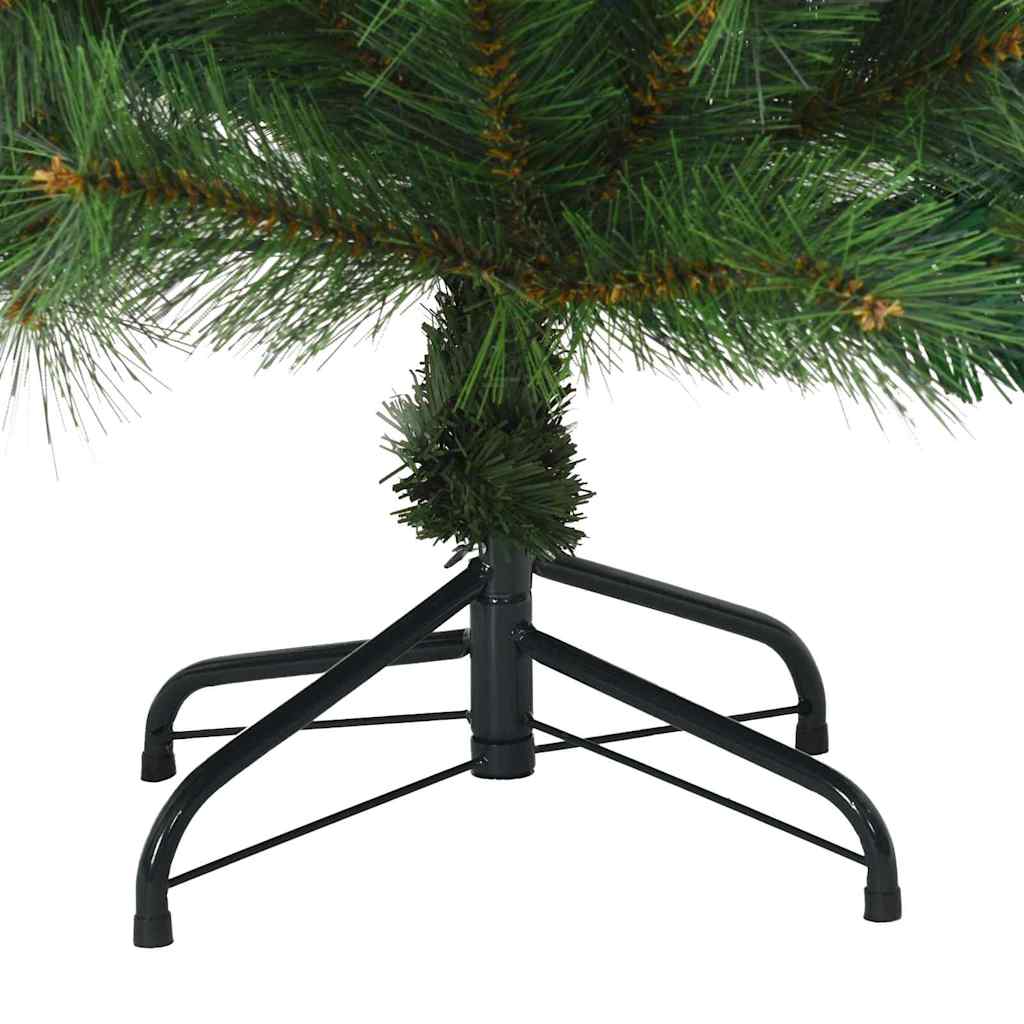 Artificial Hinged Christmas Tree Green 150 cm PVC, steel