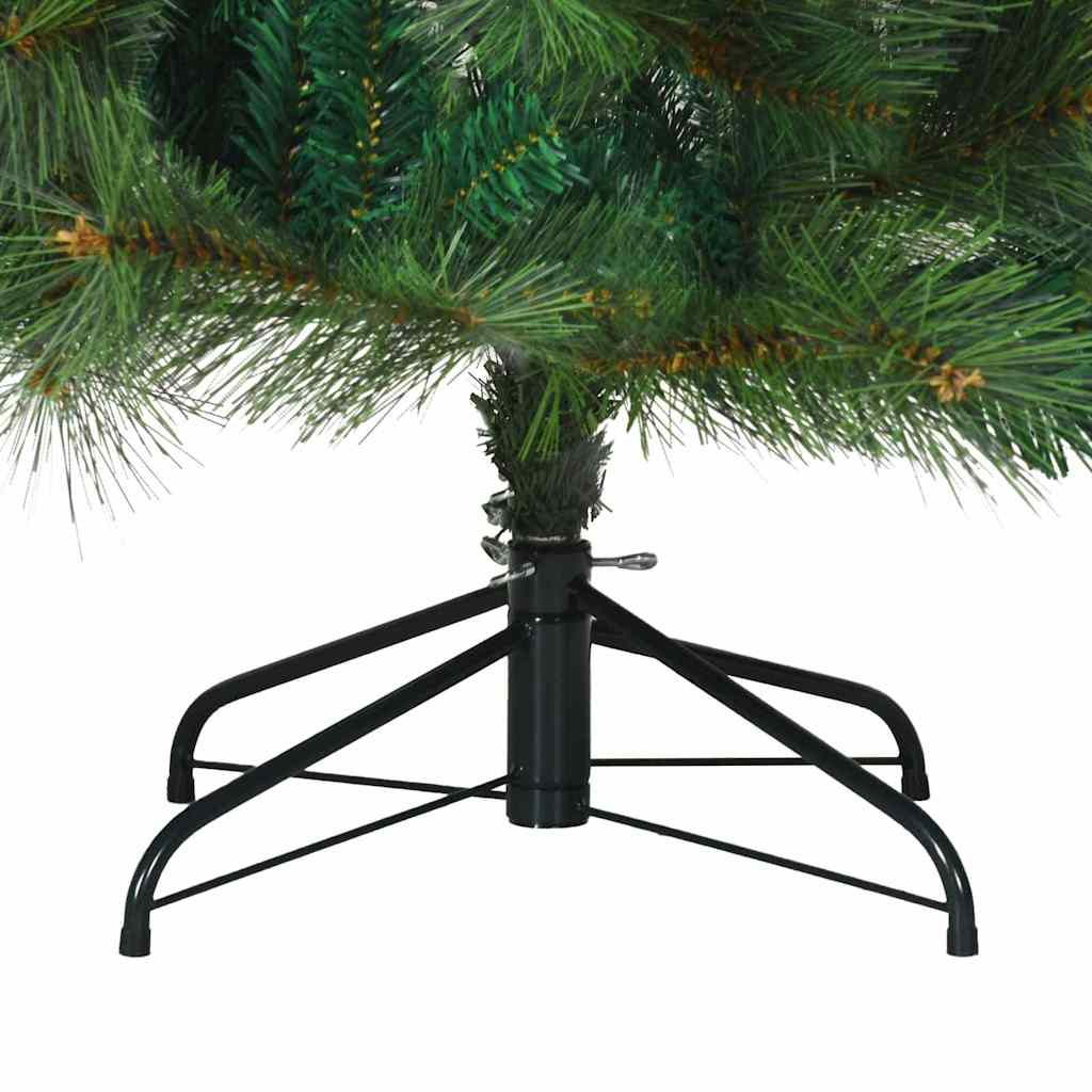 Artificial Hinged Christmas Tree Green 180 cm PVC, steel
