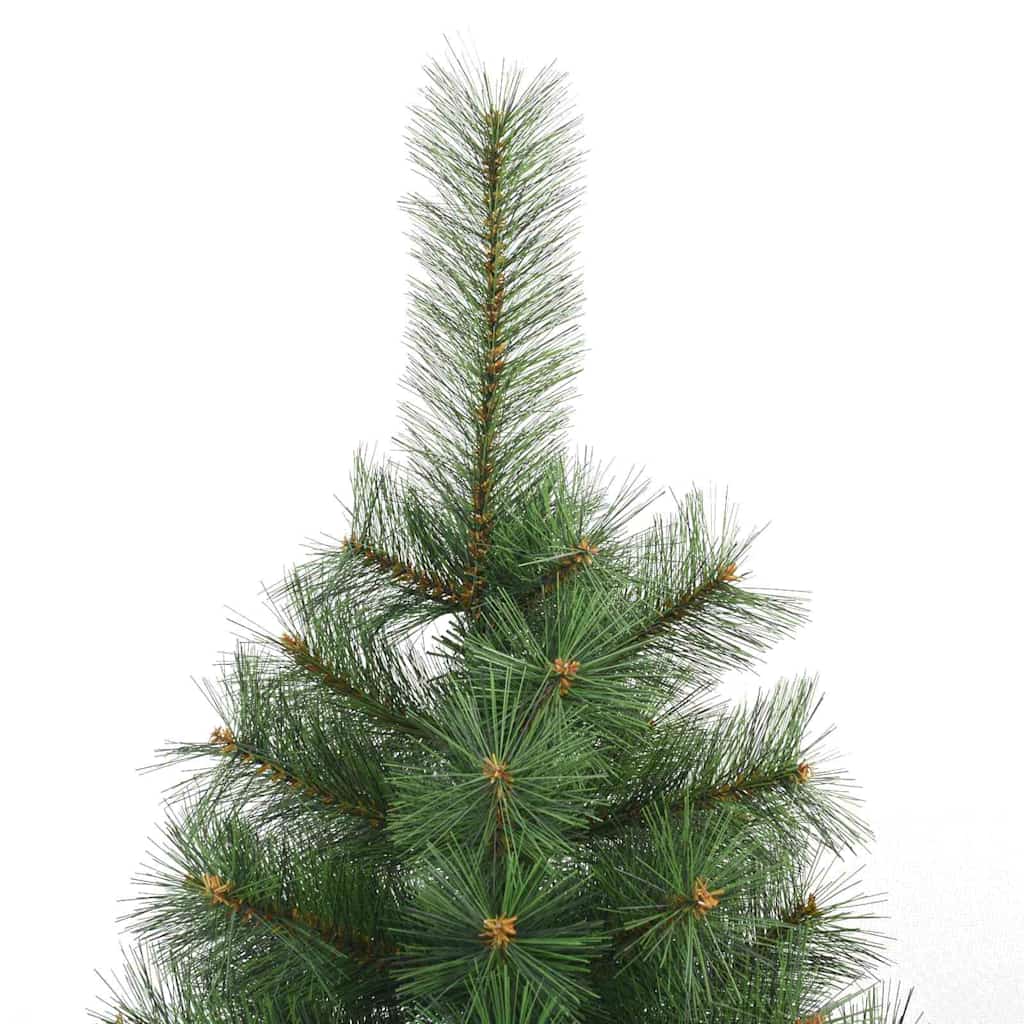 Artificial Hinged Christmas Tree Green 210 cm PVC, steel