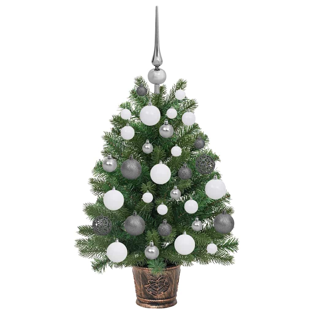 Artificial Christmas Tree with 150 LEDs Green 75 cm PE and PVC