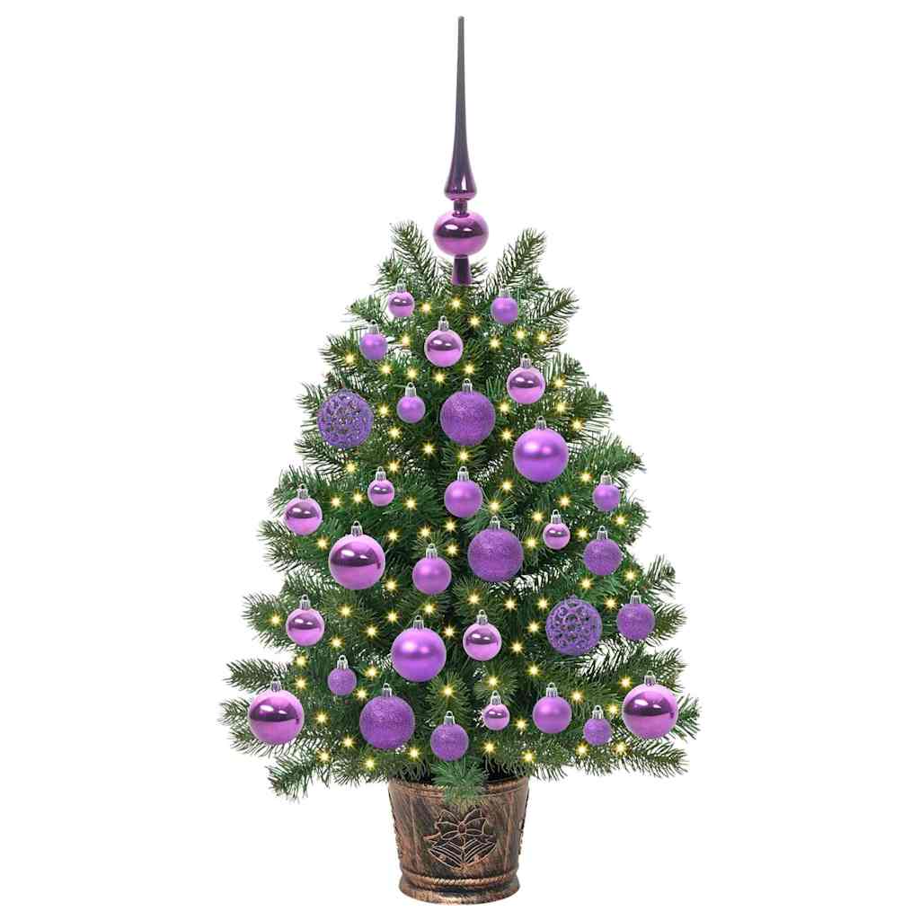 Artificial Christmas Tree with 150 LEDs Green 75 cm PE and PVC