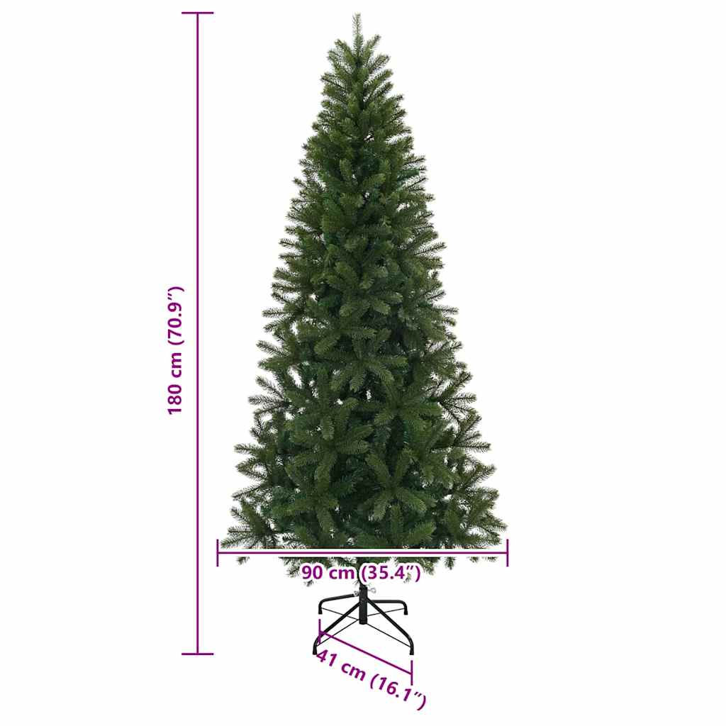 Artificial Christmas Tree Green 180 cm PE and PVC