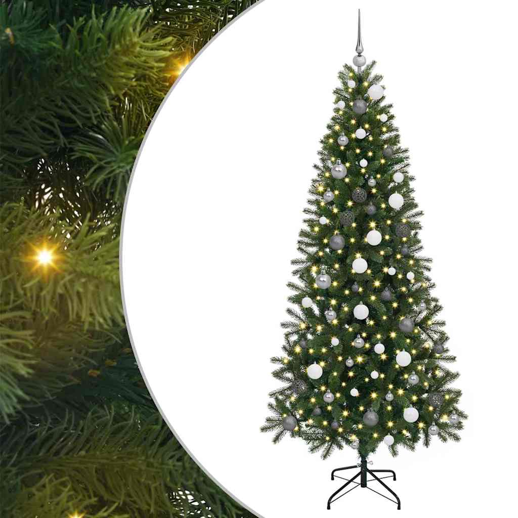 Artificial Christmas Tree Green 210 cm PE and PVC