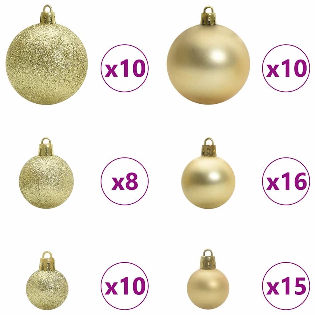 Artificial Christmas Tree with 300 LEDs Green 240 cm PE and PVC