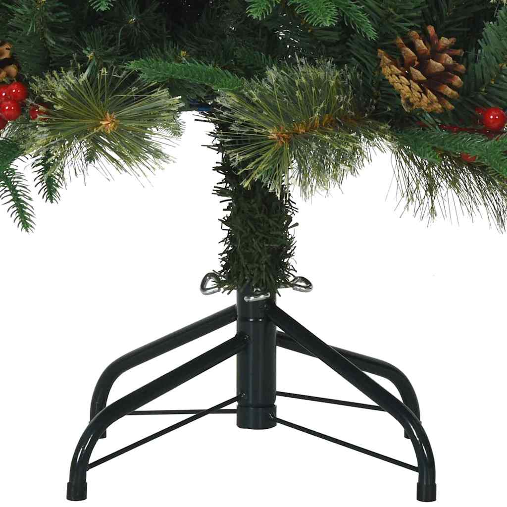 Artificial Hinged Christmas Tree Green 150 cm PE and PVC