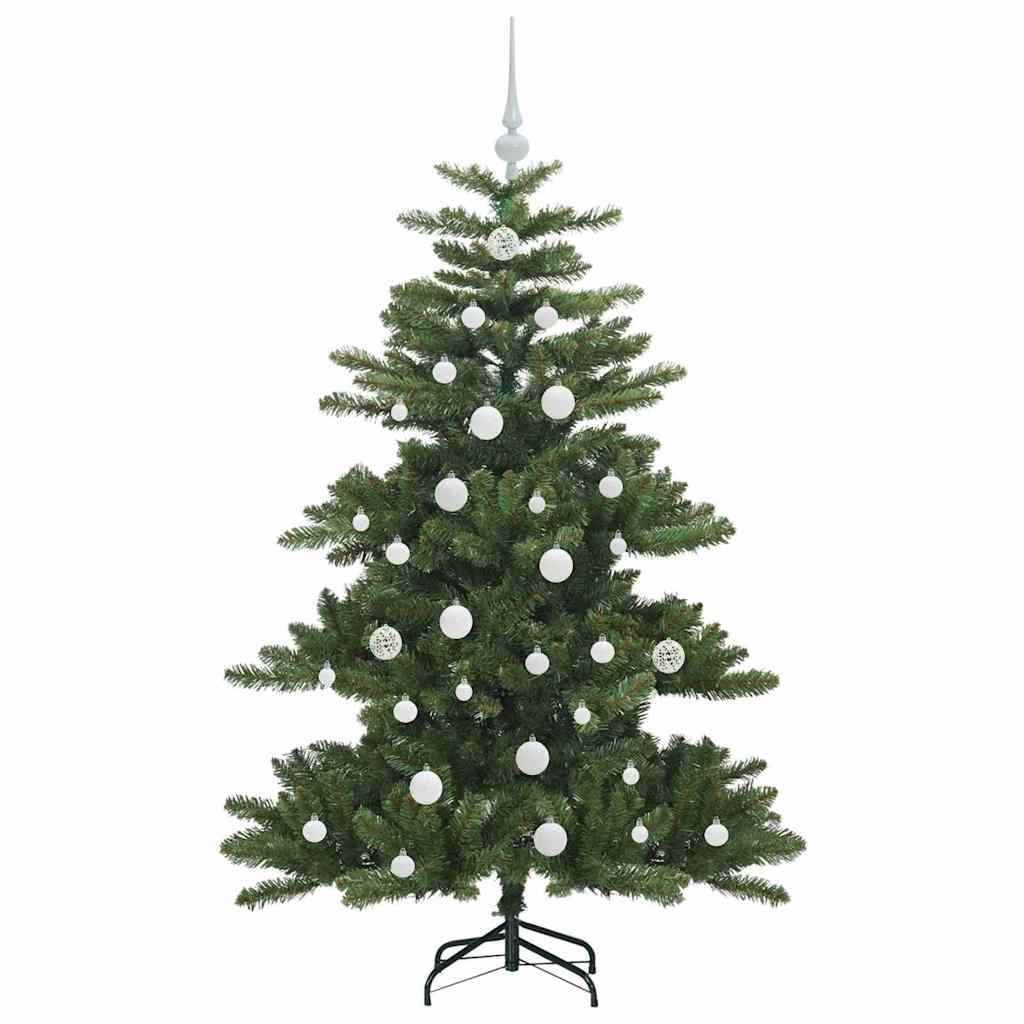 Artificial Hinged Christmas Tree Green 150 cm PVC and Steel