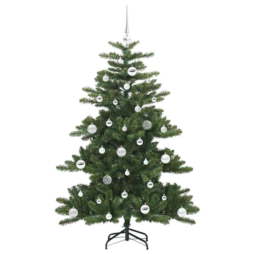 Artificial Hinged Christmas Tree Green 150 cm PVC and Steel