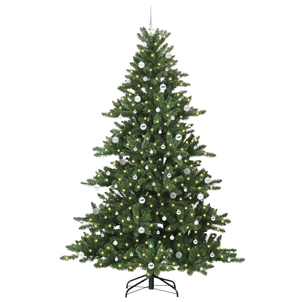 Artificial Hinged Christmas Tree Green 240 cm PVC