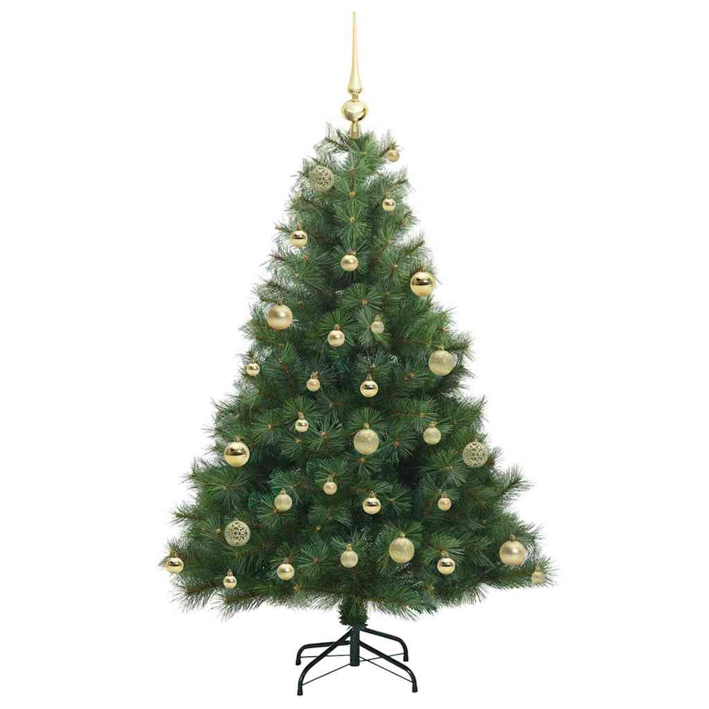 Artificial Christmas Tree with 150 LEDs Green 120 cm PE and PVC