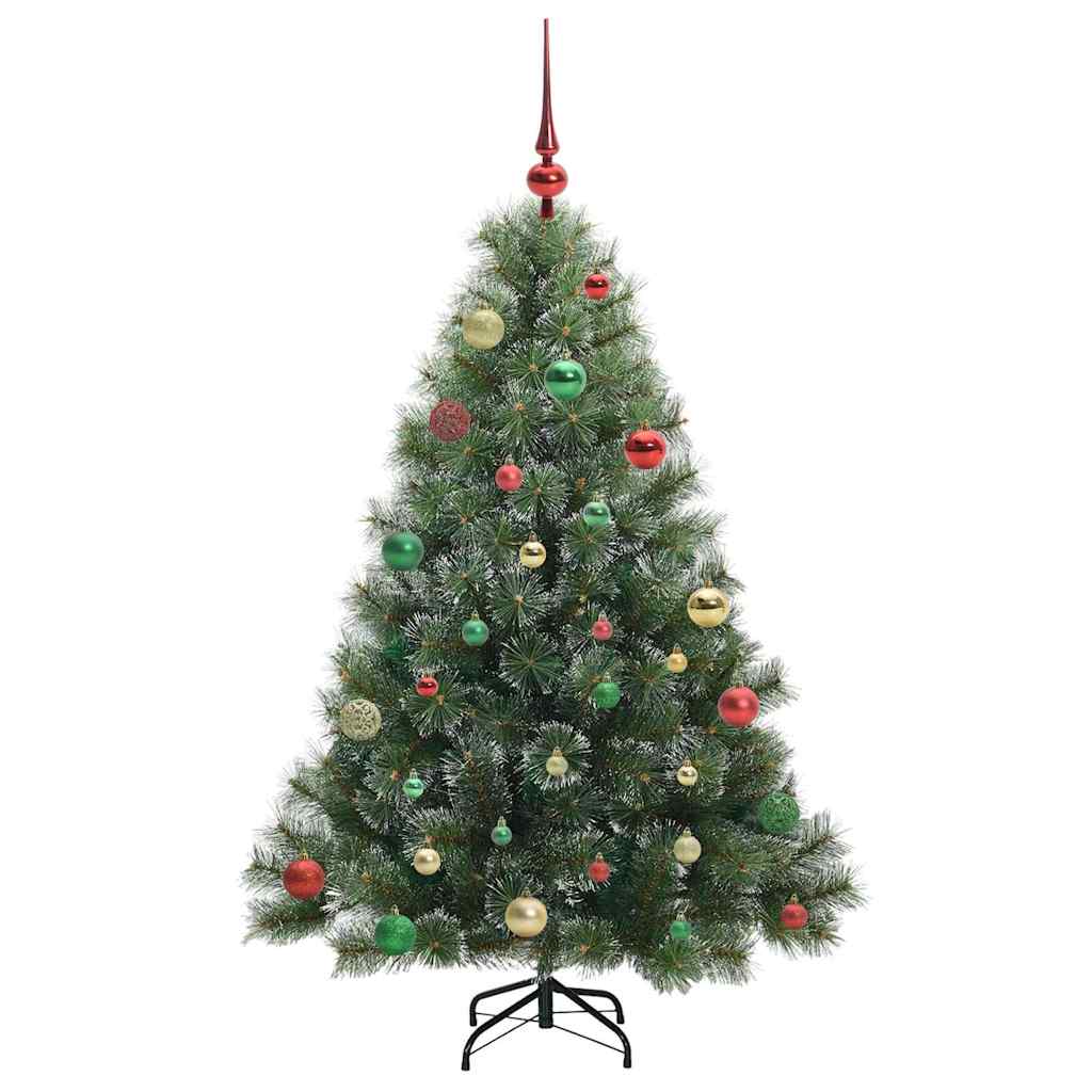 Artificial Christmas Tree with 150 LEDs Green 150 cm PE and PVC