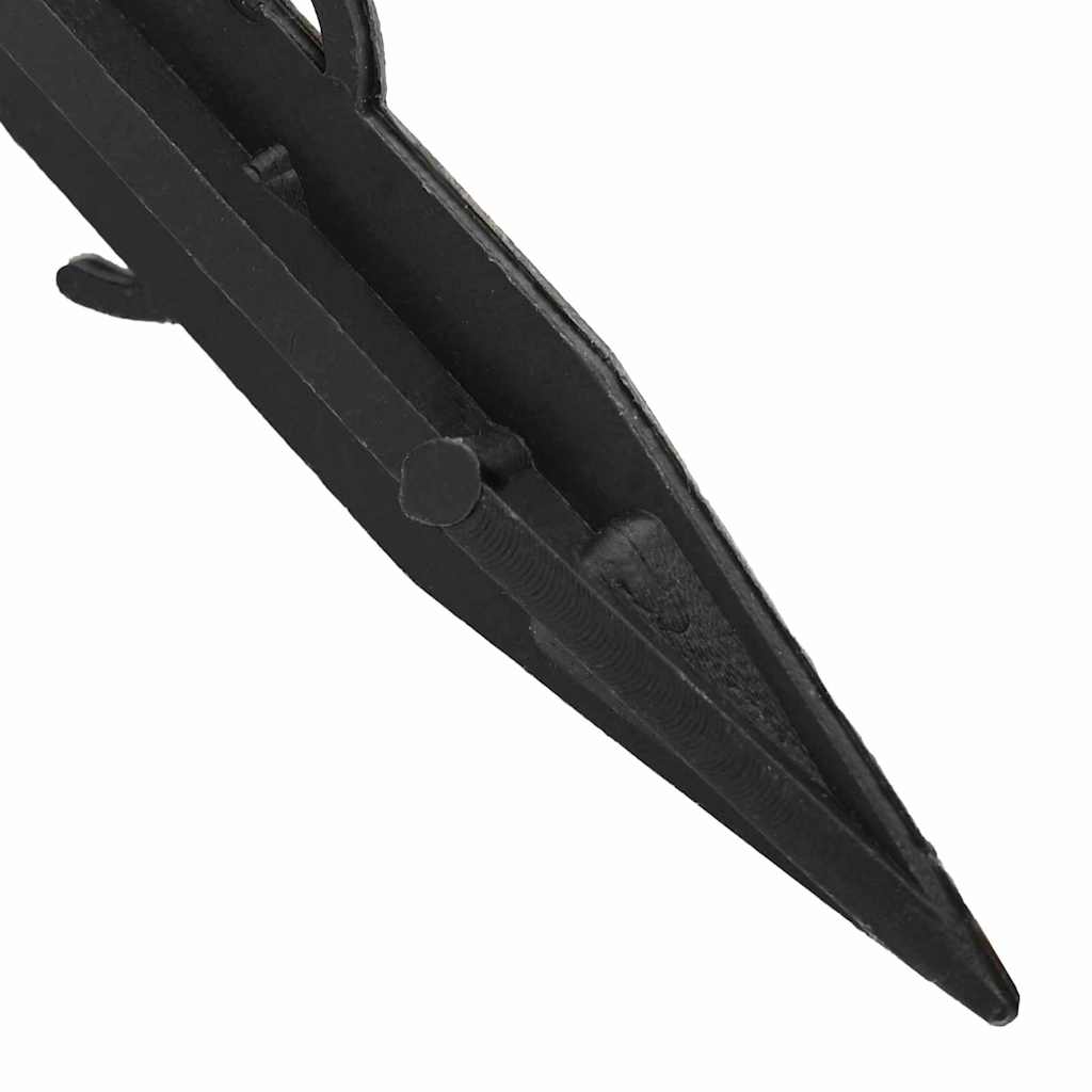 Ground Pegs 500 pcs Black Ø3 x 11 cm Plastic
