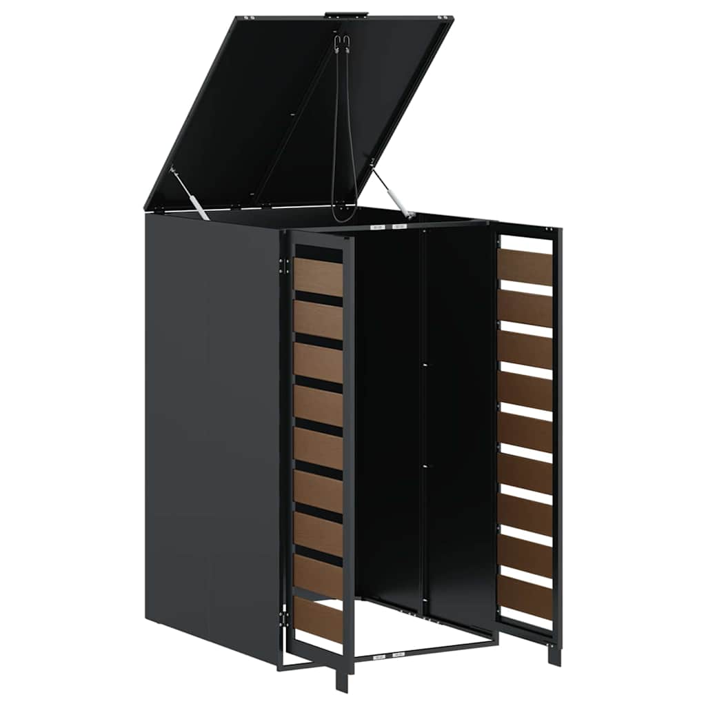 Wheelie Bin Storage with Gas Lift-up Lid for 240L Bin Steel