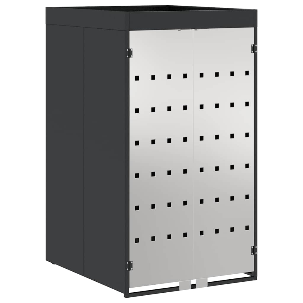 Wheelie Bin Storage with Planter Roof for 240L Bin Anthracite