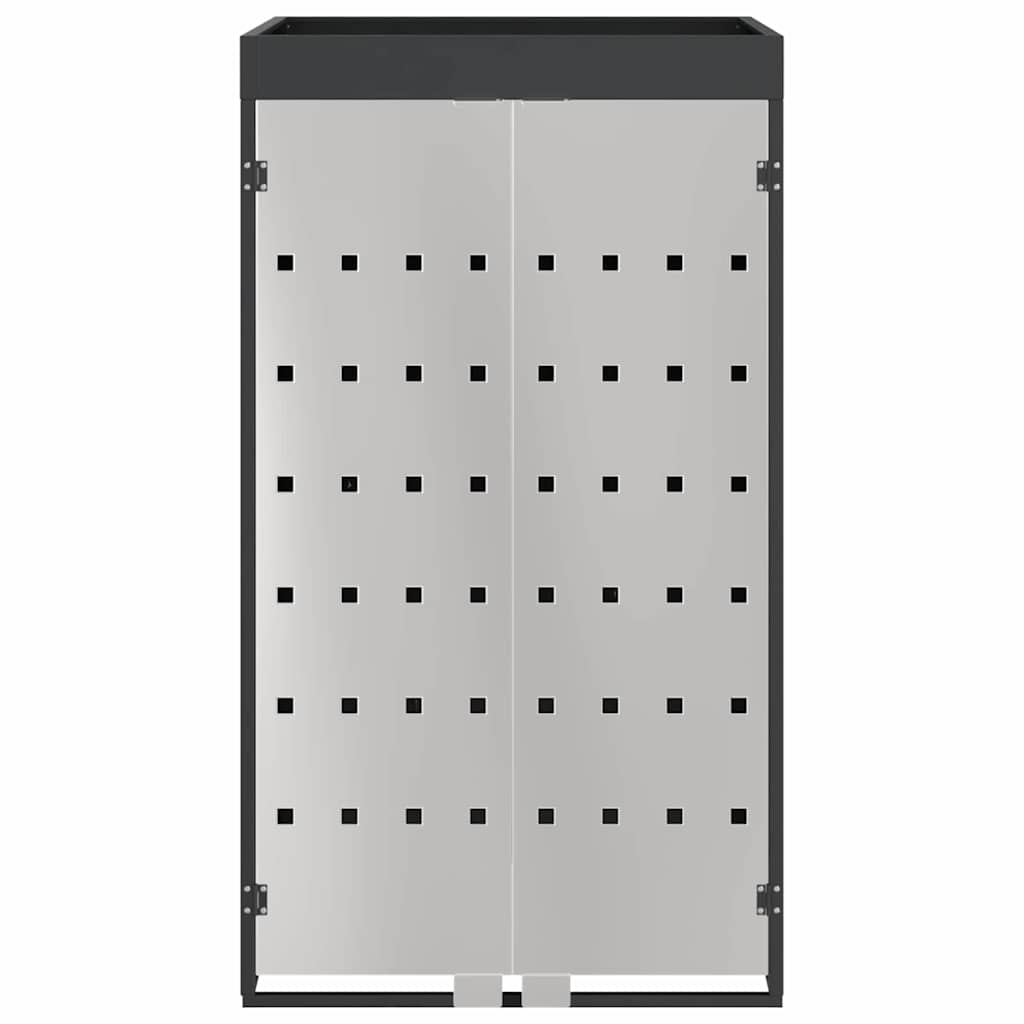 Wheelie Bin Storage with Planter Roof for 240L Bin Anthracite