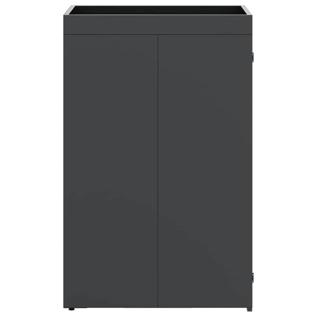 Wheelie Bin Storage with Planter Roof for 240L Bin Anthracite