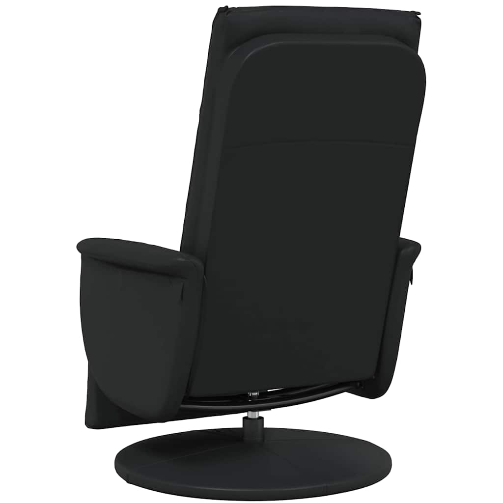 Swivel Massage Recliner Chair Black 71 x 90 x 105 cm