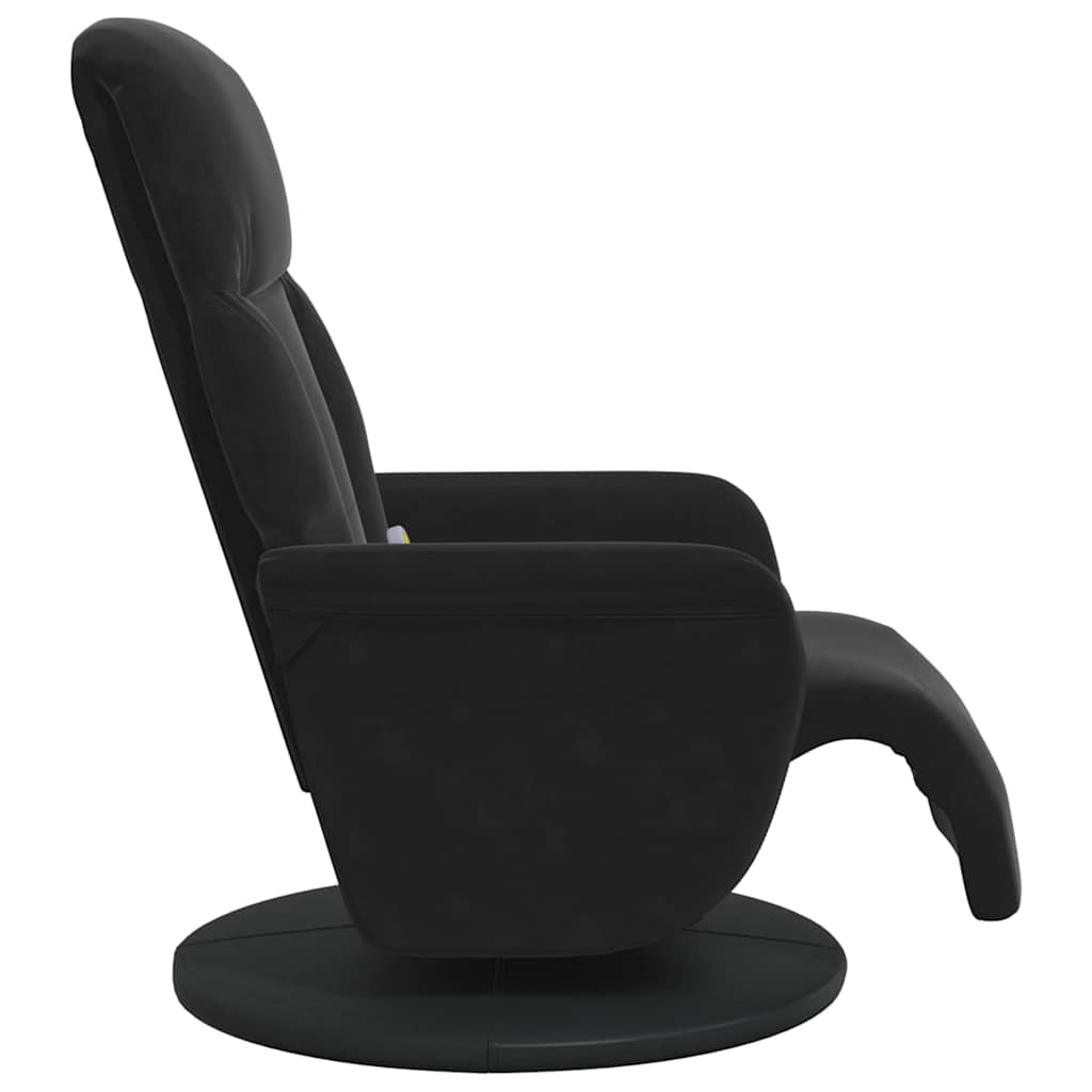 Massage Recliner Chair Black 91 x 71 x 105 cm Velvet