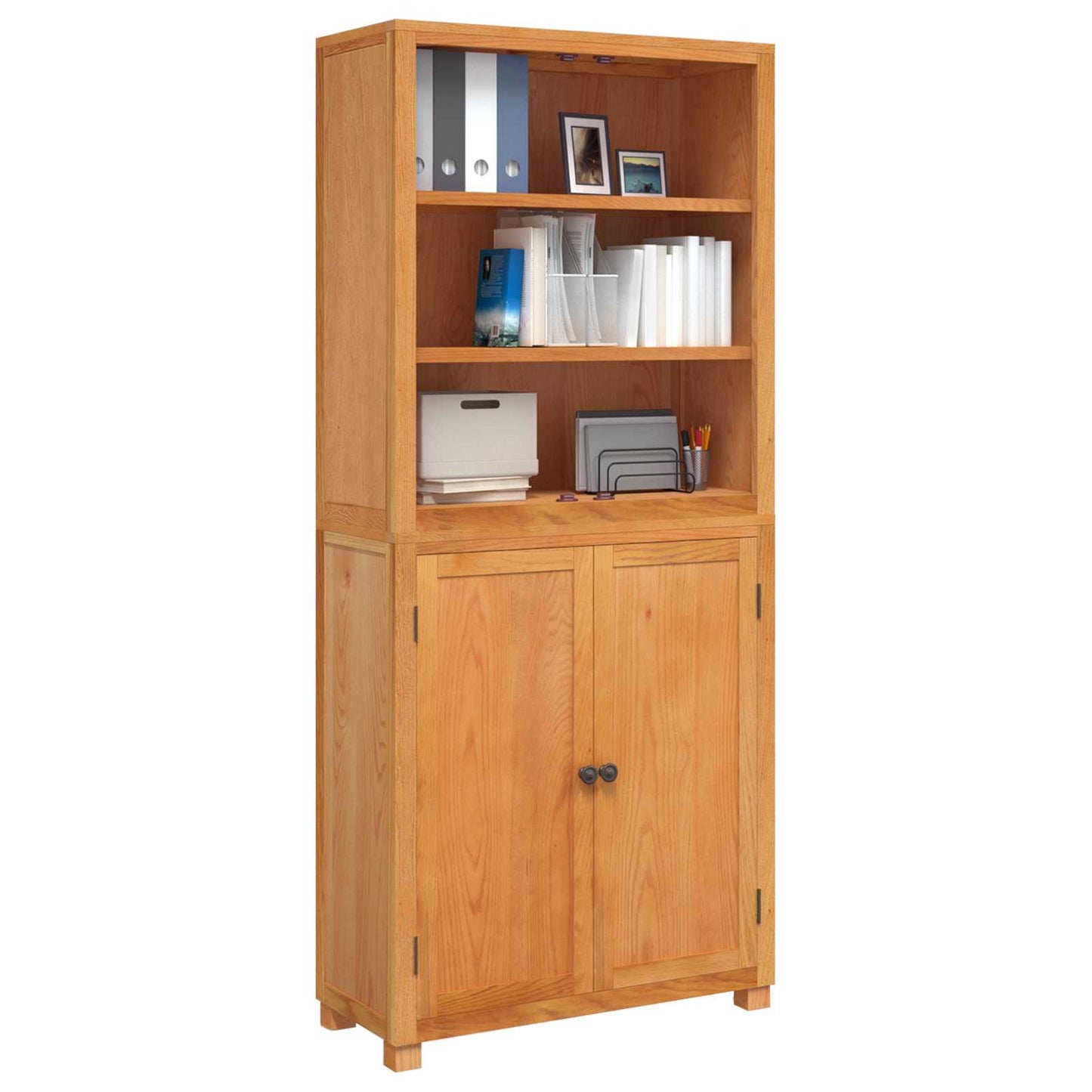Storage Furniture Set with Storage Brown Engineered wood