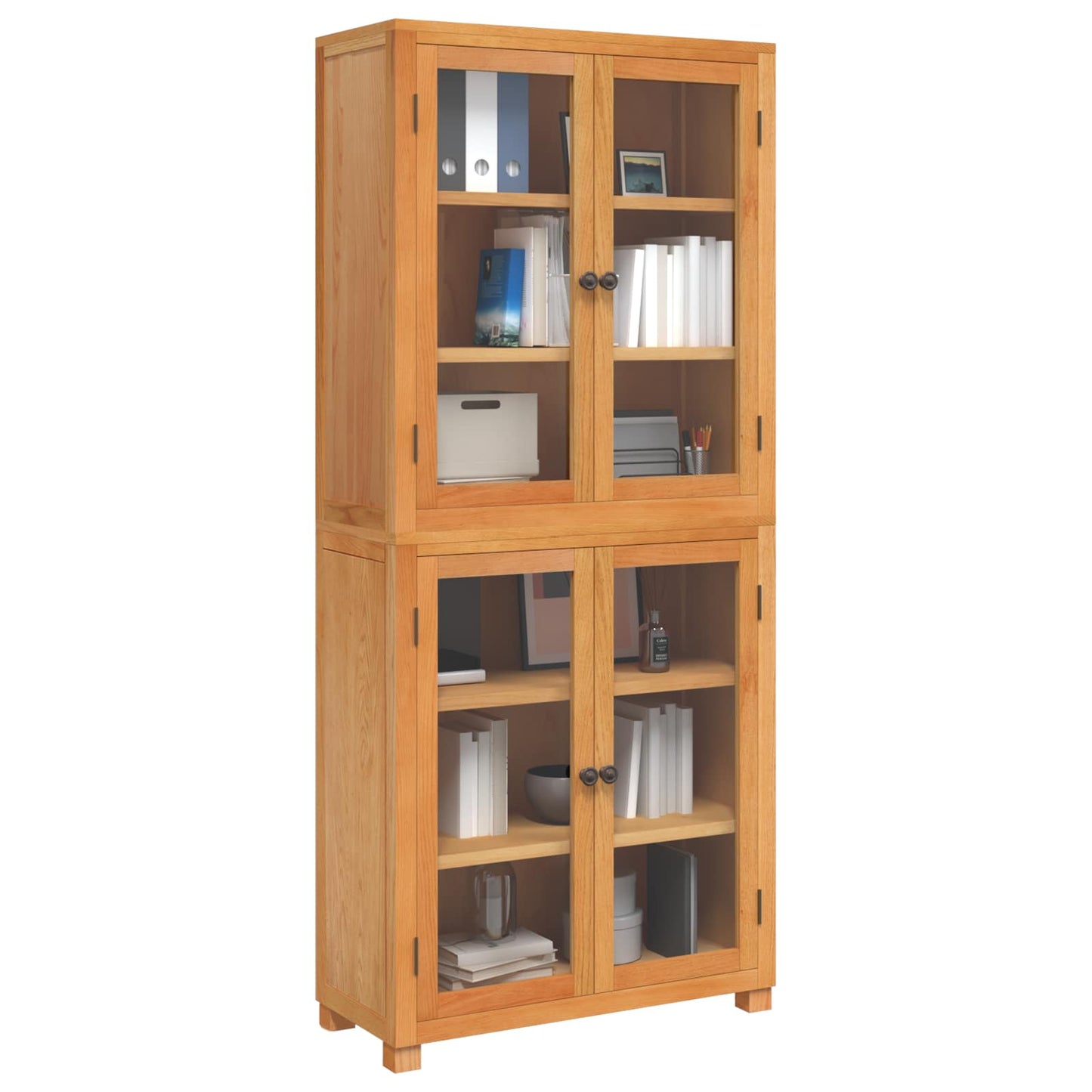 Storage Furniture Set with Storage Brown Engineered wood