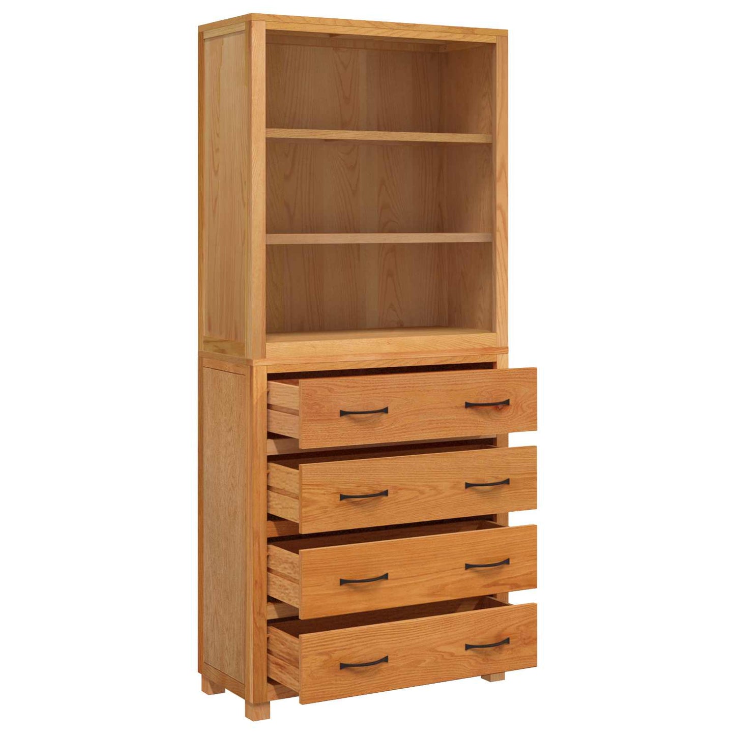 Storage Furniture Set with Drawer Brown Engineered wood