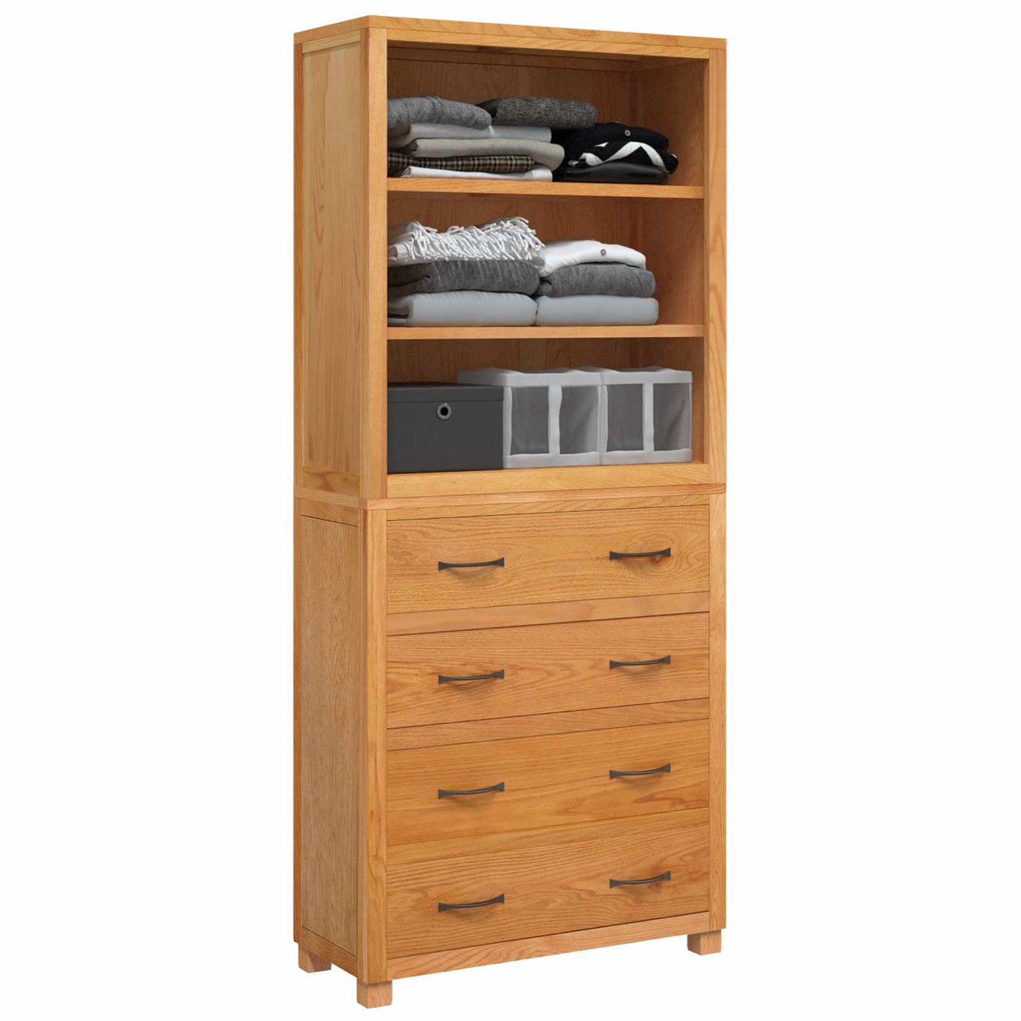 Storage Furniture Set with Drawer Brown Engineered wood
